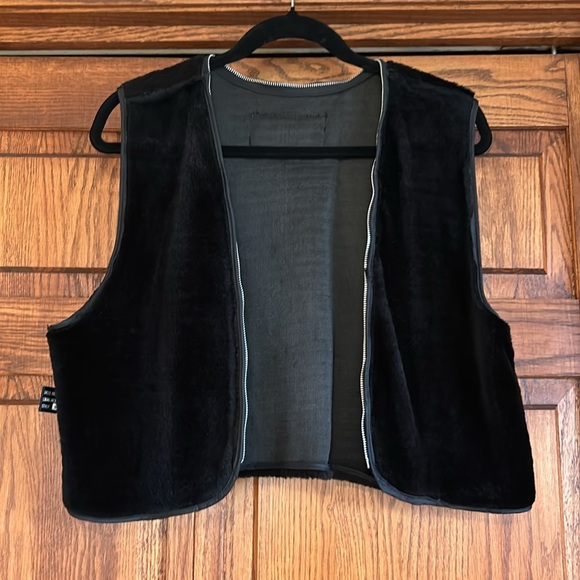 Wilsons Suede & Leather-Black Leather Jacket-Size 12-Excellent Condition - Picture 3 of 11